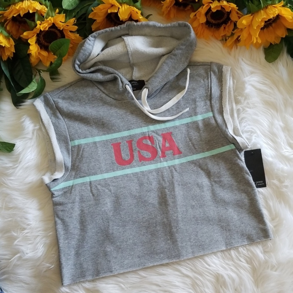 Free Press Rolled Sleeve Hoodie